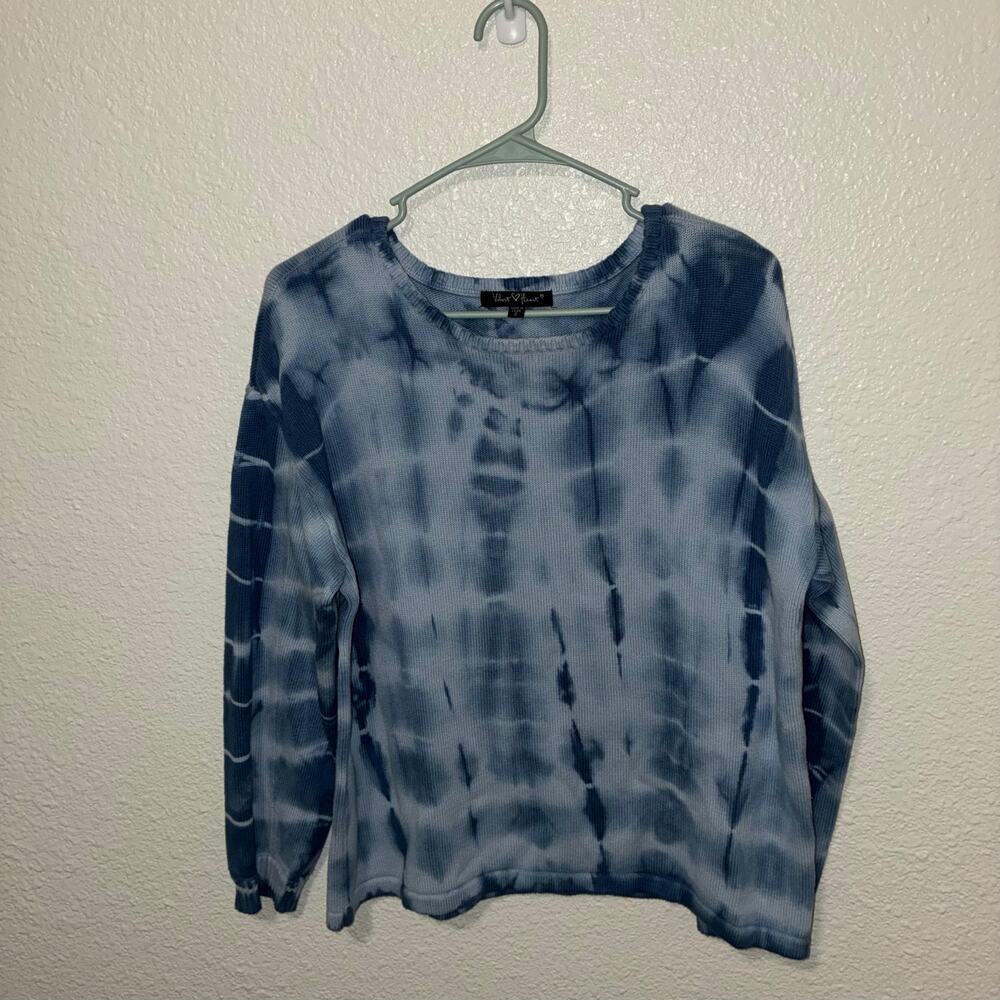 Velvet Heart Zuma Blue Tie Dye Sweater